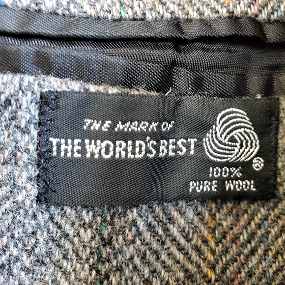 Wool Holiday Winter Blazer Men's 44 Streetwear Fashion Oversize Loose Ca… - Picture 2 of 10